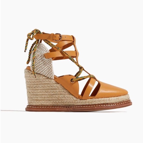 ULLA JOHNSON CONCHA TWISTED ROPE WEDGE - Picture 8 of 8